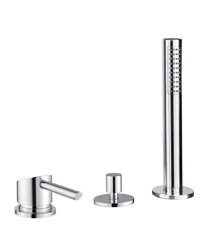 Bugnatese Smart 2157 - peremre szerelhető 3 üléses kádcsaptelep