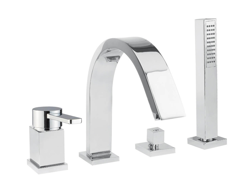 Bugnatese Stone 9355 - peremre szerelhető 4 üléses kádcsaptelep