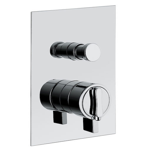 Bugnatese Stone 9378 - termosztátos fal alatti váltós zuhanycsaptelep