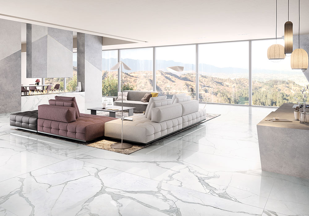 Tagina Statuario Kőhatású járólap | Csempék és Falburkolatok