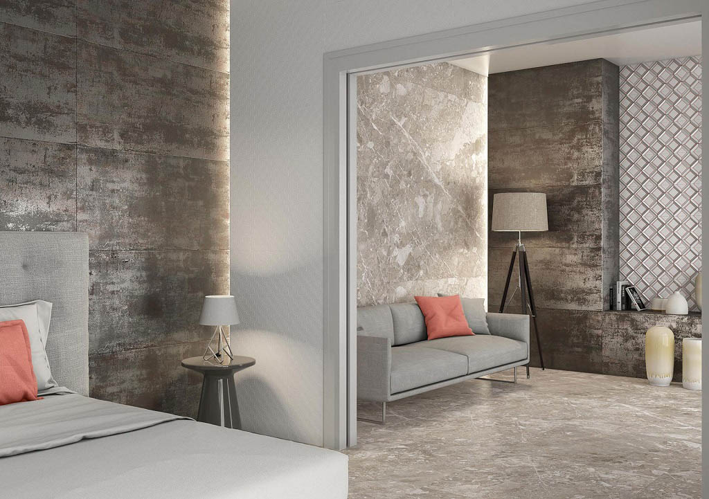 Tau Ceramica Metal Falburkolat | Csempék és Járólapok