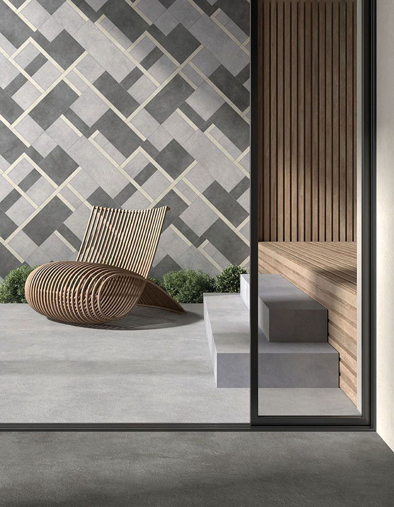 Technolam Matheria Falburkolat | Csempék és Padlólapok