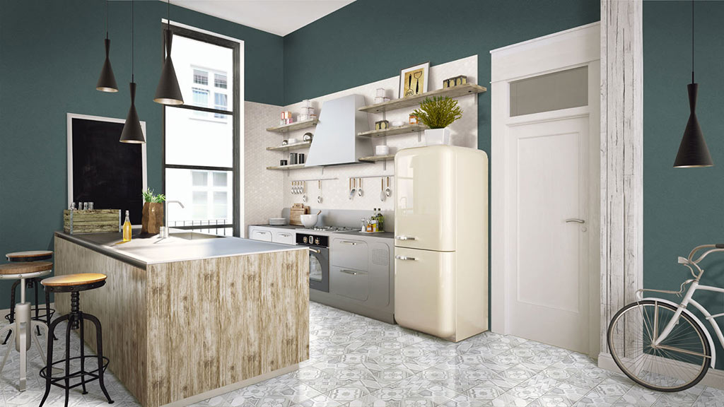 Terratinta Betonstil Konyhai burkolólap 