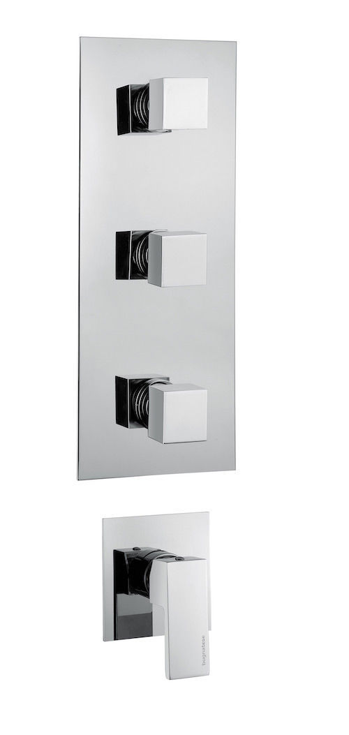 Bugnatese Tetris 9107 - fal alatti 3 állású csaptelep csempeszeleppel