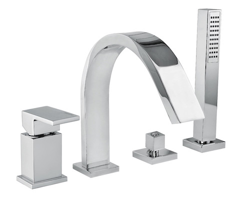 Bugnatese Tetris 9155 - peremre szerelhető 4 üléses kádcsaptelep