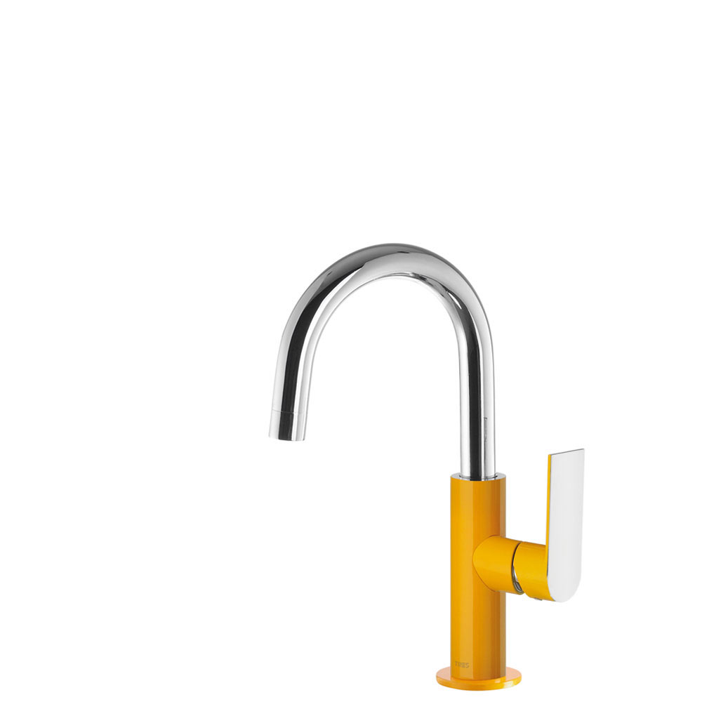 Tres Loft Colors egykaros mosdó csaptelep amber-chrome 20020504AM