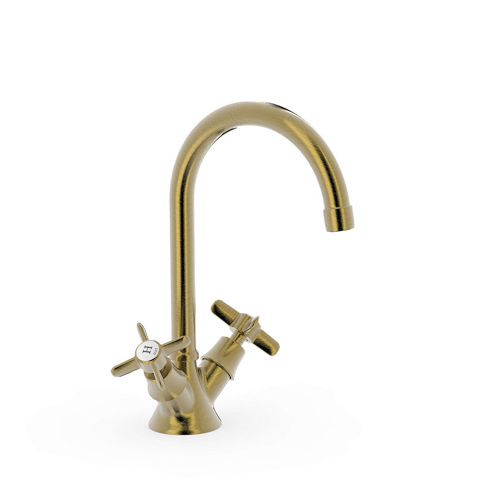 Tres Clasic kétkaros mosdó csaptelep bronz 24210901LV