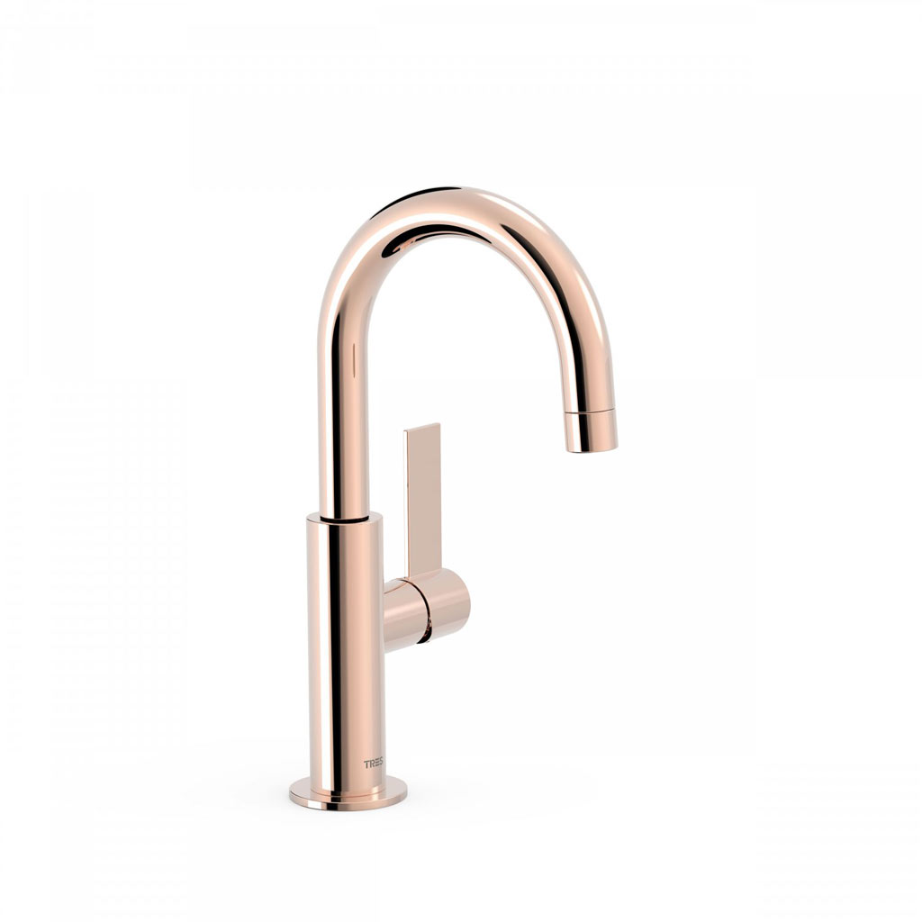 Tres Project-Tres egykaros mosdó csaptelep rose gold 21190401OP