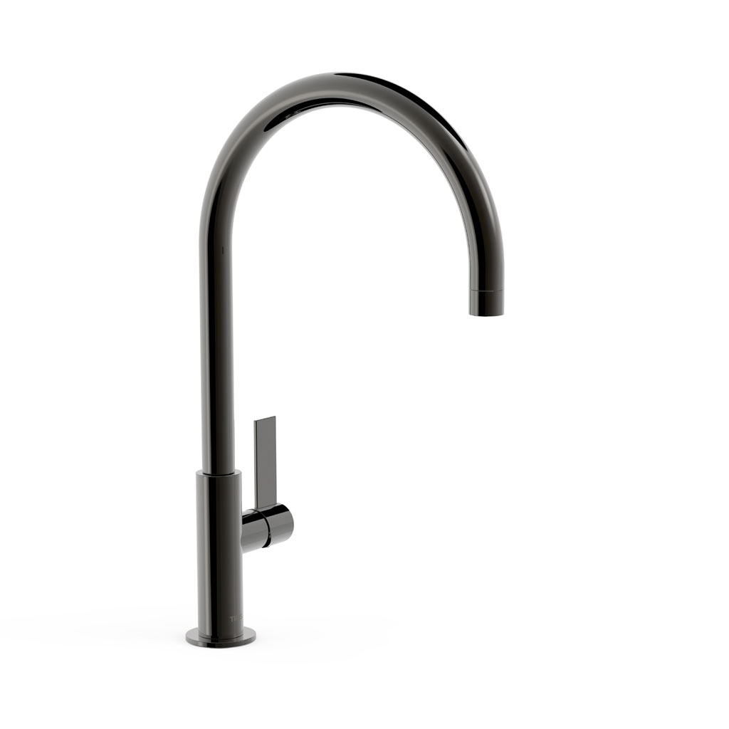 Tres Project-Tres egykaros, magasított (418 mm) mosdó csaptelep metallic black 21190601KM