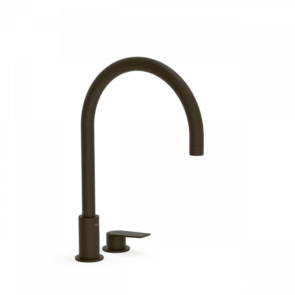Tres Project-Tres peremre szerelhető, kétüléses mosdó csaptelep black bronze  21110501KMB