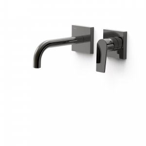 Tres Project-Tres fali, egykaros mosdó csaptelep metallic black 21130001KM