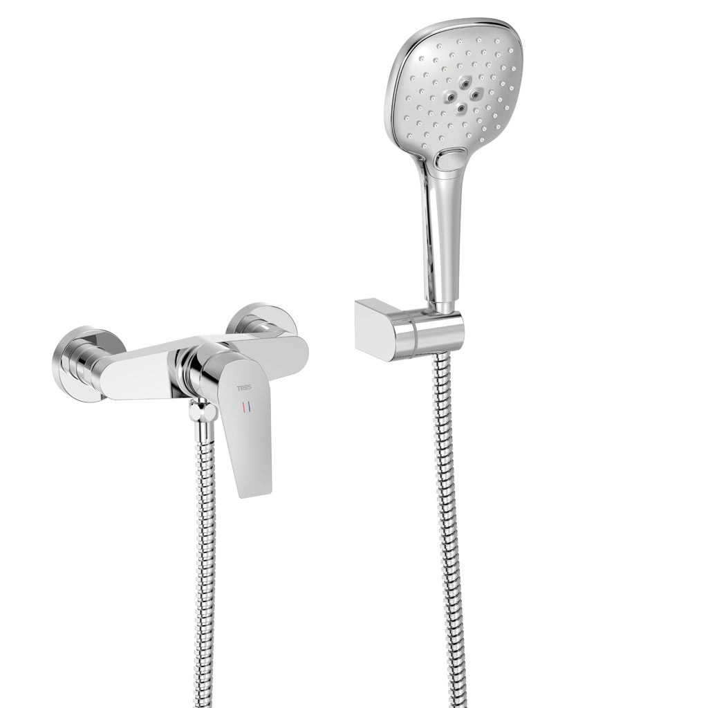 Tres Canigó-Tres  egykaros zuhany  csaptelep kézizuhannyal, króm  21716701