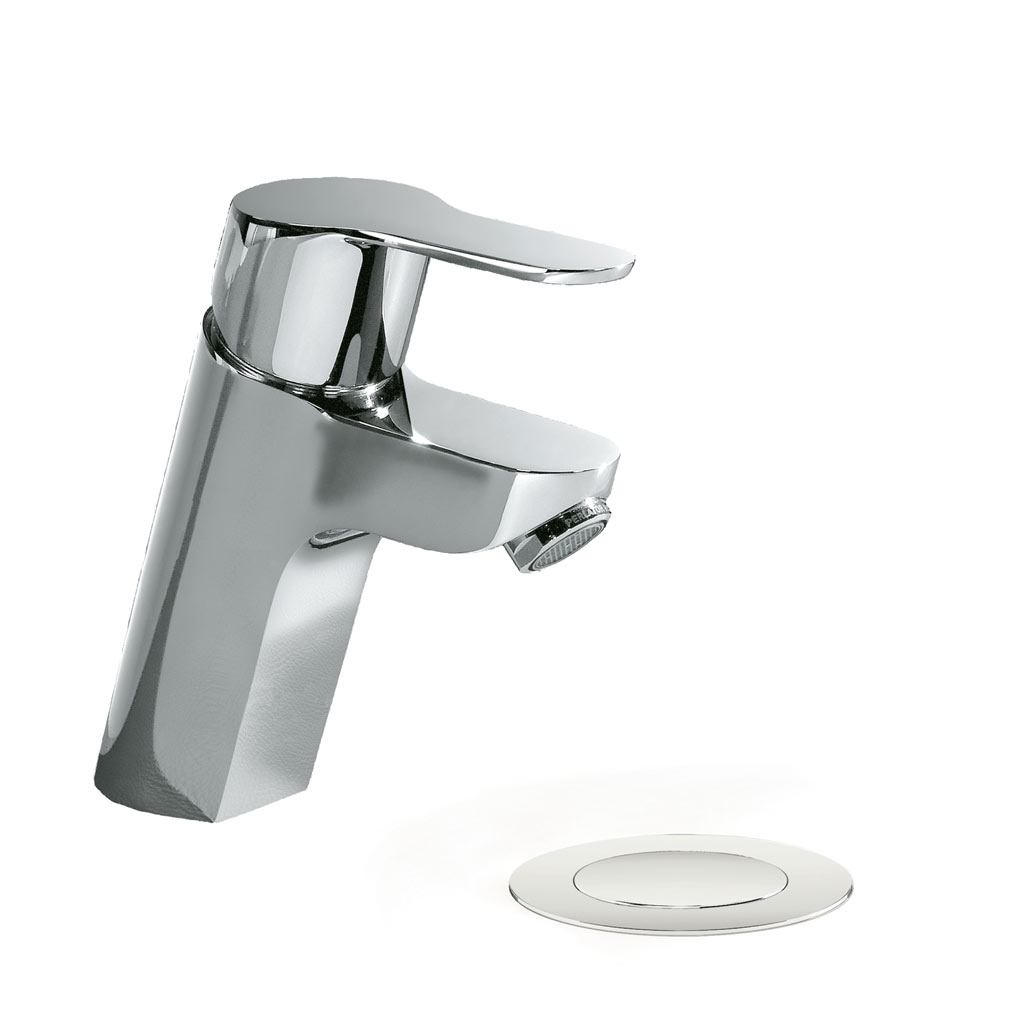 BM-Tres egykaros mosdó csaptelep, eco, automata lefolyóval, króm 139104DA