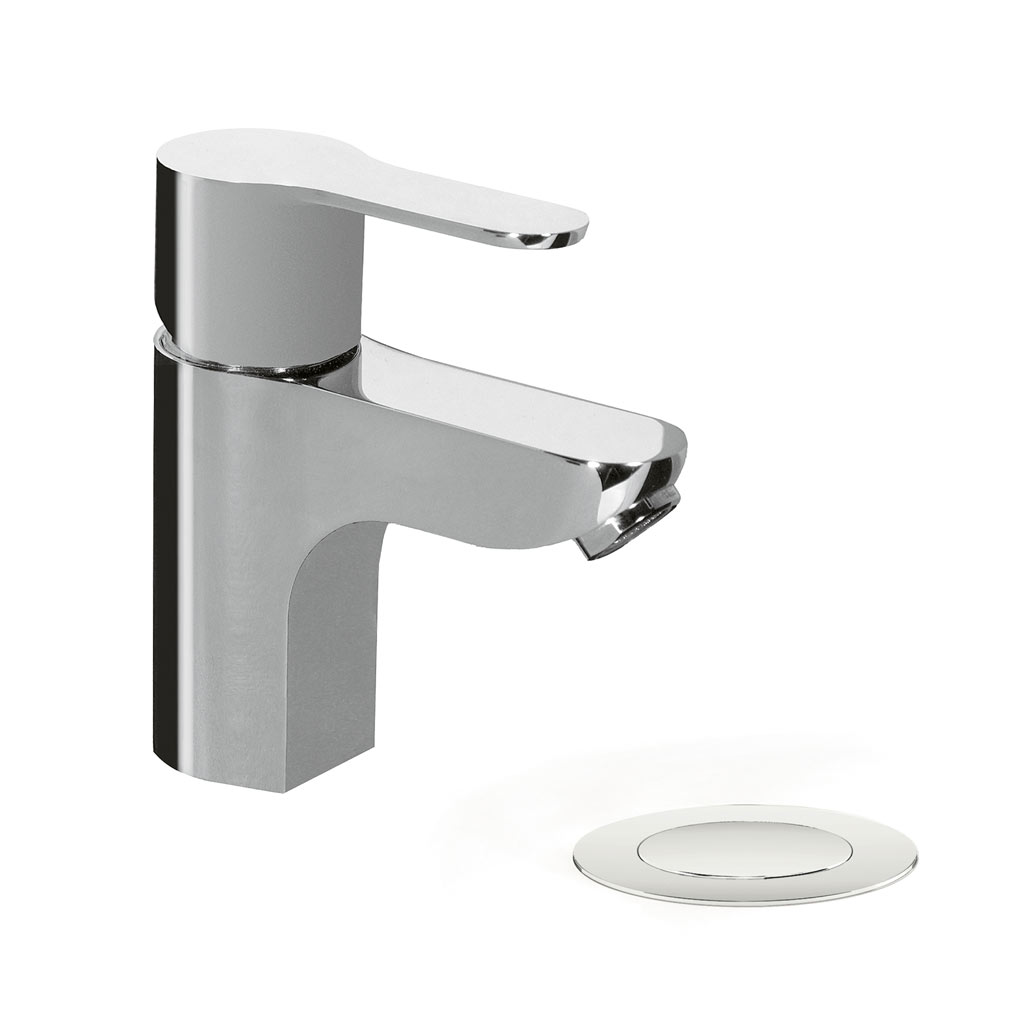 BM-Tres egykaros mosdó csaptelep, automata lefolyóval, króm 117103DA