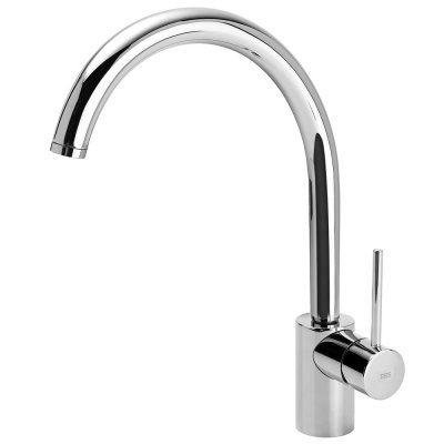 Konyhai egykaros, egylyukú mosogató csaptelep króm 162442