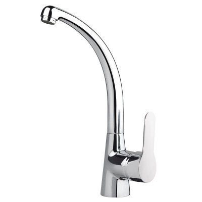 Konyhai egykaros, egylyukú mosogató csaptelep króm 01744702