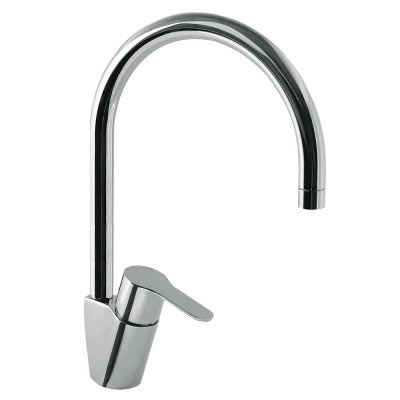 Konyhai egykaros, egylyukú mosogató csaptelep króm 117440