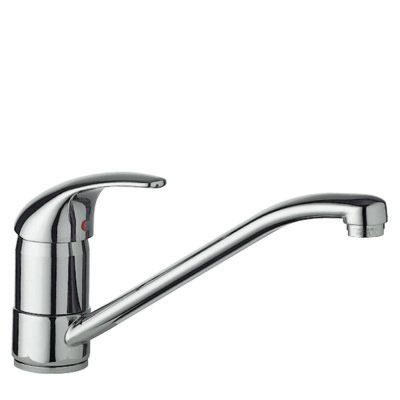 Konyhai egykaros, egylyukú mosogató csaptelep króm 172333