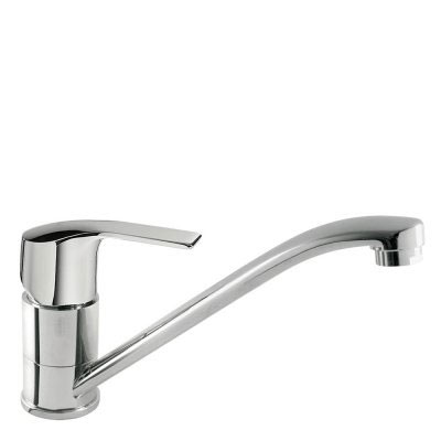 Konyhai egykaros, egylyukú mosogató csaptelep króm 169333