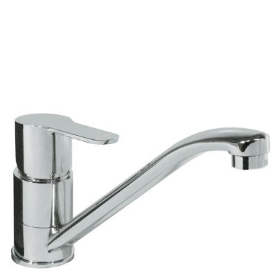 Konyhai egykaros, egylyukú mosogató csaptelep króm 117333