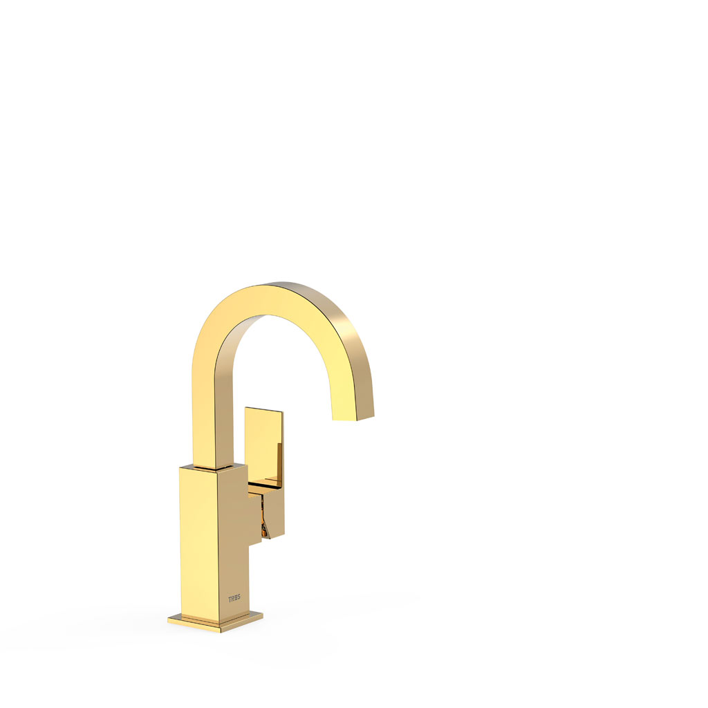 Tres Cuadro Exclusive egykaros mosdó csaptelep, arany  00660502OR