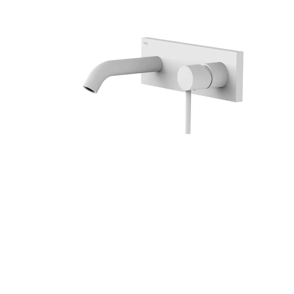 Tres Study Exclusive falba süllyesztett, egykaros mosdó csaptelep, matt fehér 26220050BM