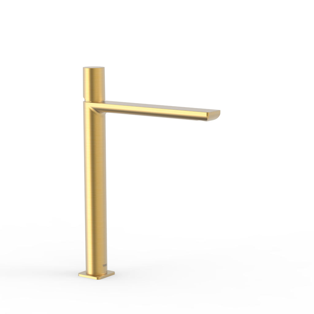 Tres Loft Colors egykaros, magasított (355 mm ) mosdó csaptelep matt arany 20020306OM