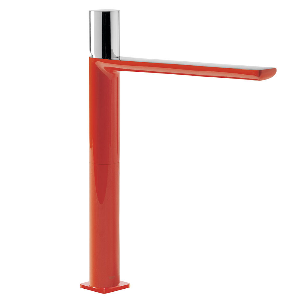 Tres Loft Colors egykaros, magasított (355 mm ) mosdó csaptelep red-chrome 20020306RO