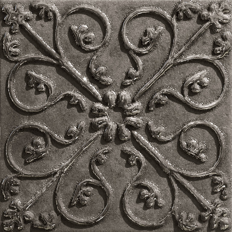 Tubadzin Tinta Platinum dekorcsempe 14,8 x 14,8