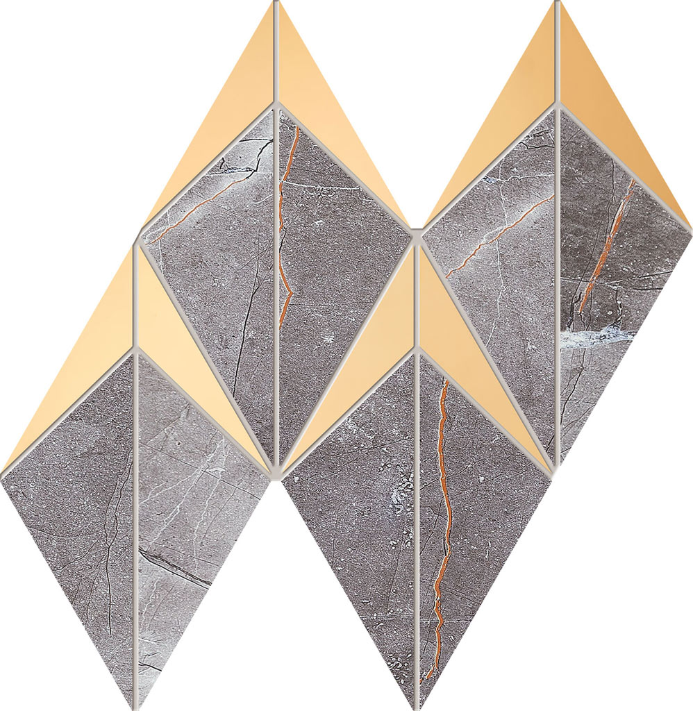 Tubadzin MS-Brainstorm Graphite mozaik 19,6 x 23,1