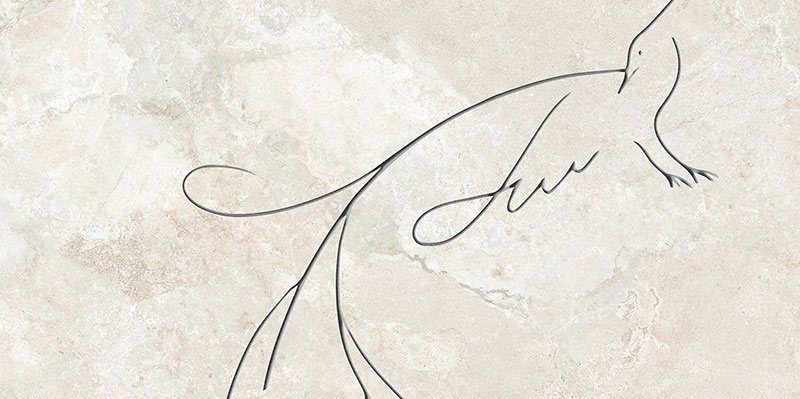 Tubadzin Teri Soft Line C dekorcsempe 119,8x59,8 cm