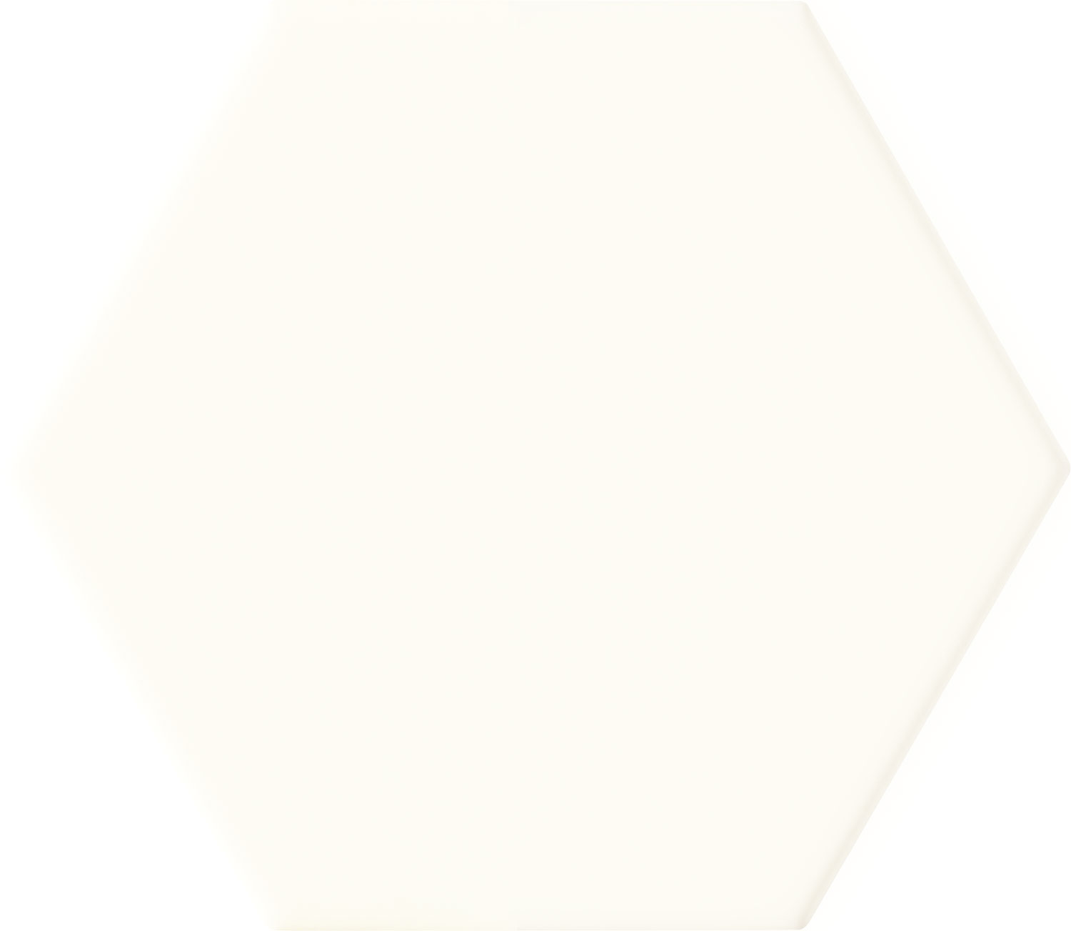 Arte Burano White Hex falicsempe 12,5x11 cm