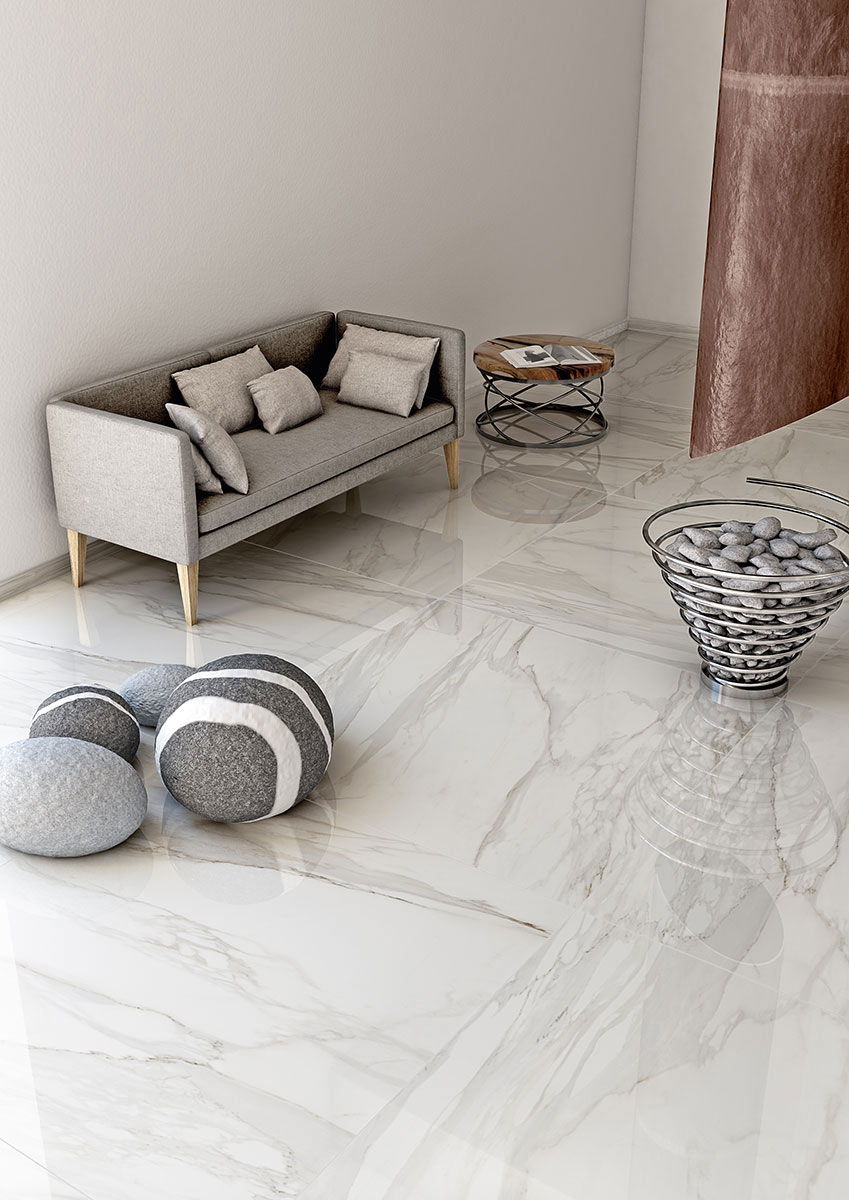 Tuscania White Marble Kőhatású járólap | Csempék és Padlólapok