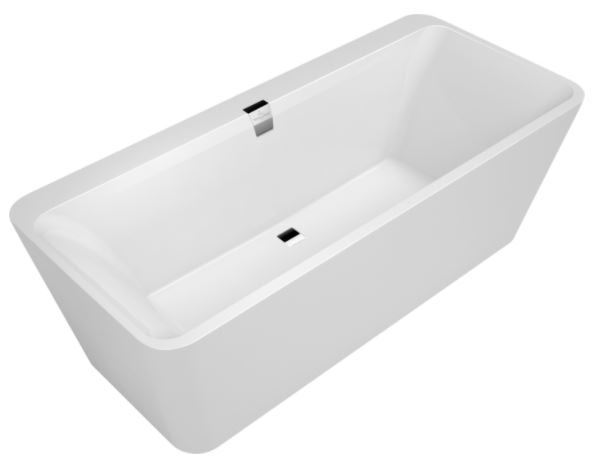 Villeroy & Boch Squaro Edge 12 térben álló kád 1800 x 800 mm 