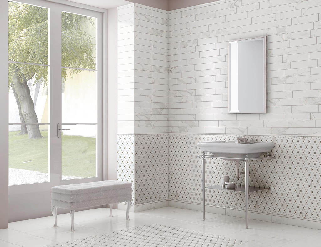 Vallelunga & Co Calacatta Falburkolat | Csempék és Járólapok