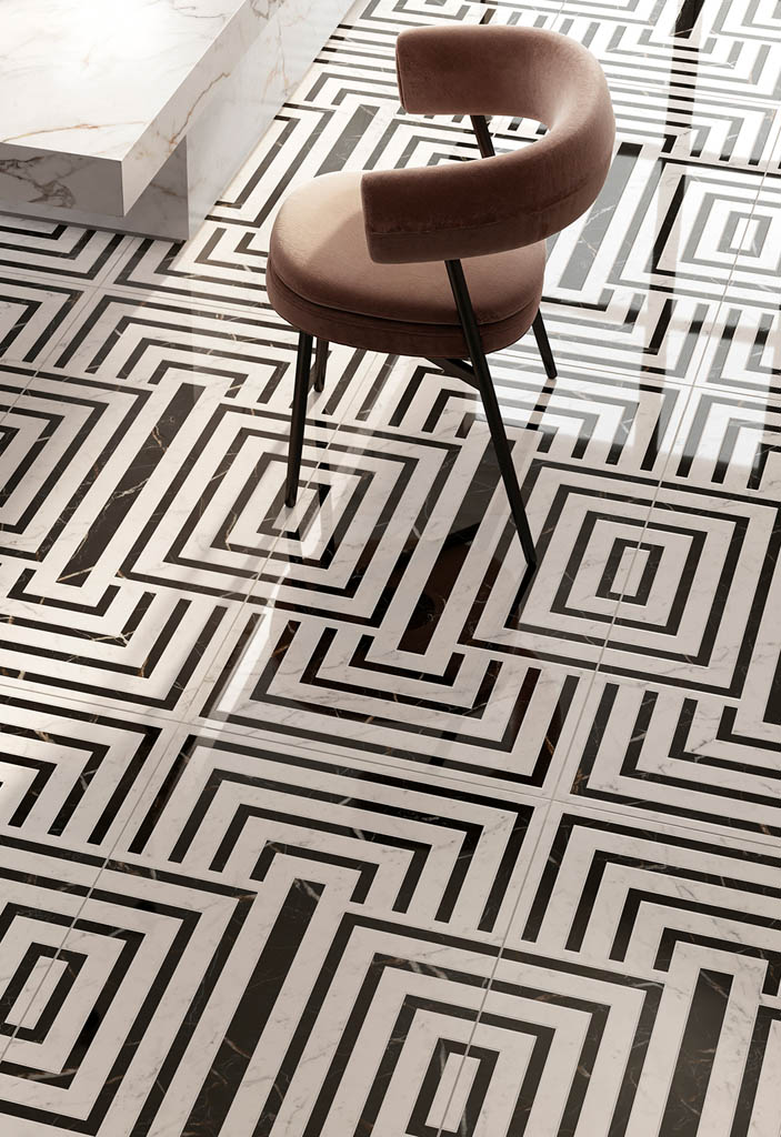 Vallelunga & Co Intarsi Modern padlólap | Csempe és Padlólap