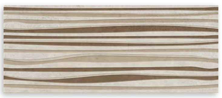 Valore Franco Cream Fala dekorcsempe 20 x 50 cm