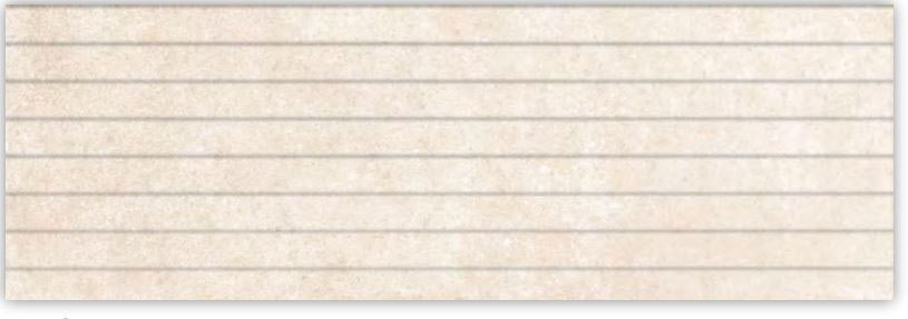 Valore Luxor Relief Cream dekorcsempe 25 x 75 cm