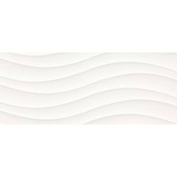 Valore Luxor Wave White dekorcsempe 25 x 75 cm