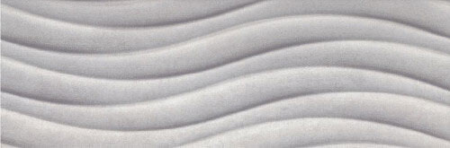 Valore Milano Soft Grey Wave dekorcsempe 25 x 75 cm