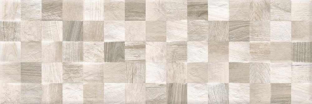 Valore Agra Beige DC Wood 3D dekorcsempe 25 x 75 cm