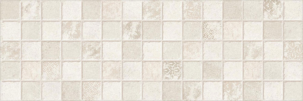 Valore Valletta Beige DC Mosaic 3D dekorcsempe 25 x 75 cm
