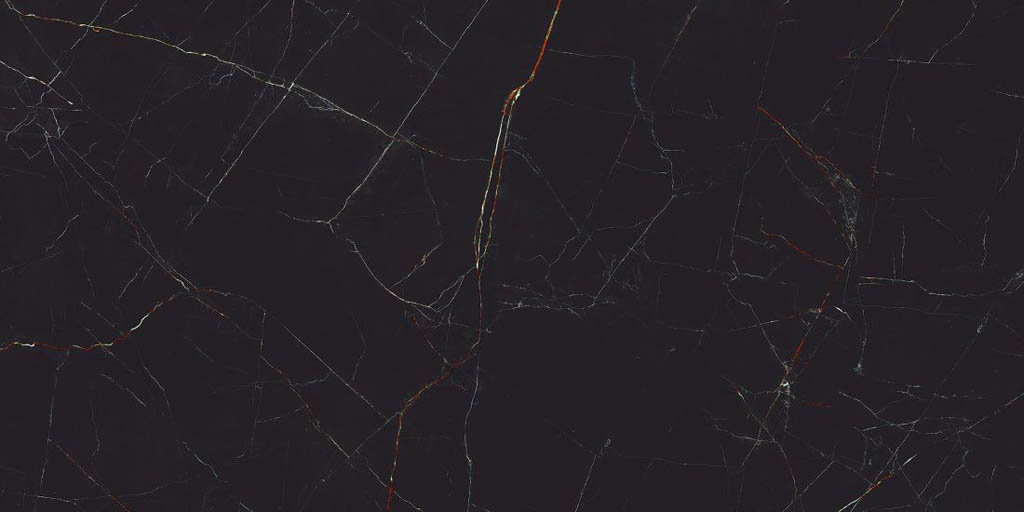 Valore Soot Black High Glossy falicsempe és padlólap 60x120 cm