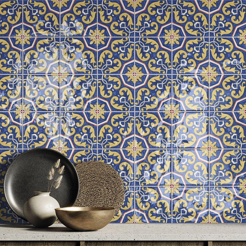 Ceramica Valsecchia Amalfi Falburkolat | Csempék és Padlólapok