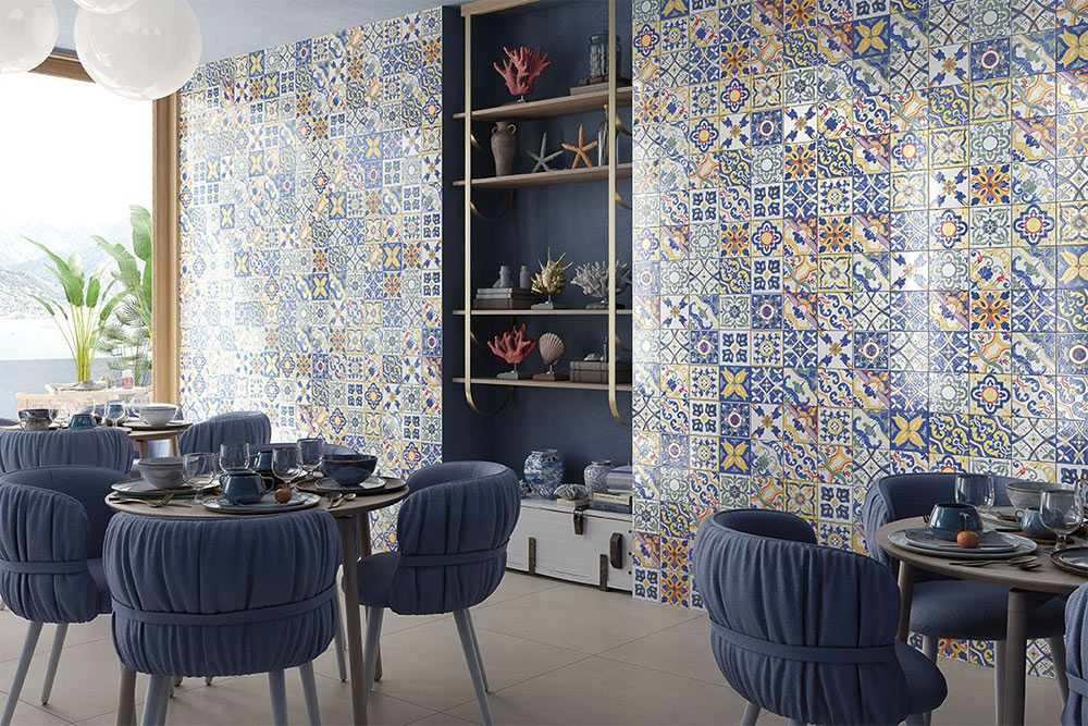 Ceramica Valsecchia Amalfi Falburkolat | Csempék és Burkolatok