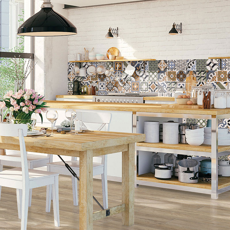 Ceramica Valsecchia Cementine Paint Konyhai burkolólap