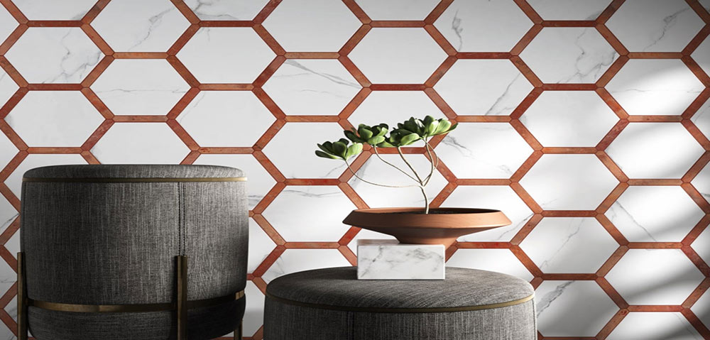 Vogue Hex Atlantic Falburkolat | Csempék és Járólapok