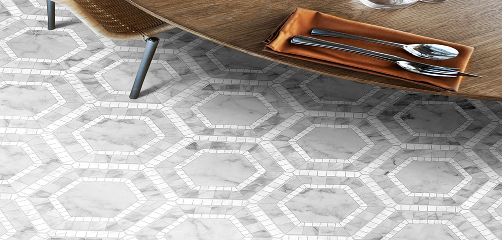 Vogue Hex Atlantic Kőhatású járólap | Csempék és Falburkolatok