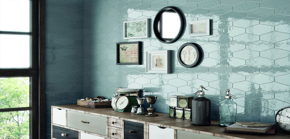 Vogue Hex Durby Falburkolat | Csempék és Padlólapok