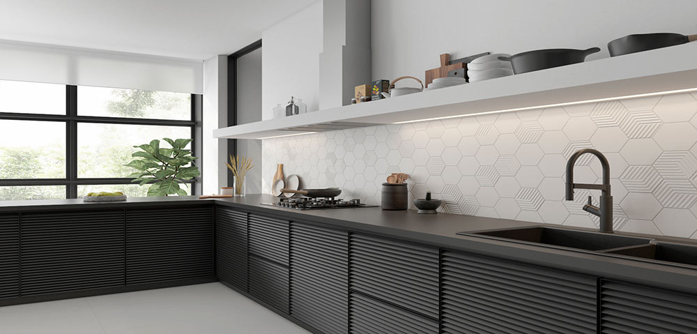 Vogue Hex Grange Konyhai burkolólap | Csempék és Járólapok